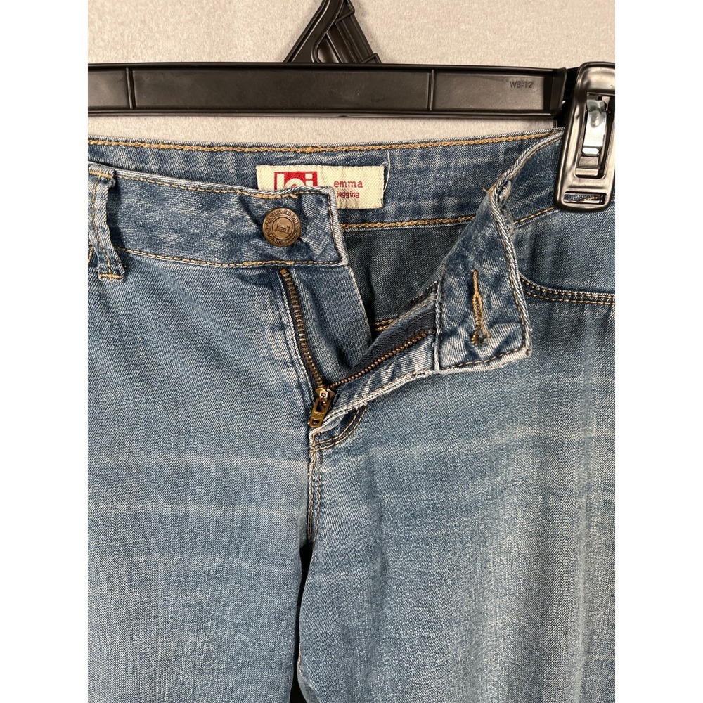 Lei Emma Jegging Jeans Womens 33 Blue Denim Cotton Stretch Logo Medium Wash‎ - Picture 4 of 7
